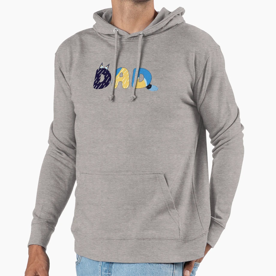 Love Dad Hoodie - Novelty Apparel for Adults - T-Shirt, Sweatshirt, Hoodie