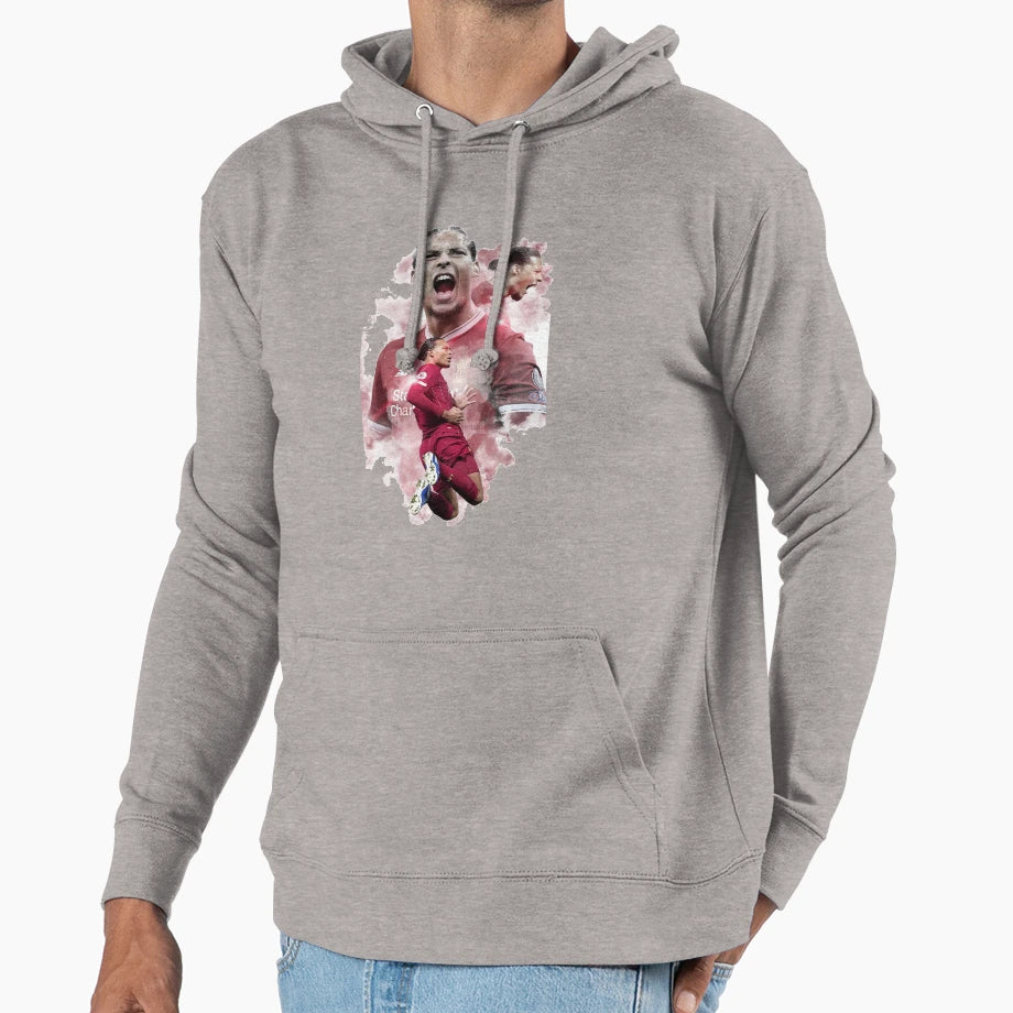 Virgil Van Dijk Hoodie - Casual Everyday Wear Men Women - T-Shirt, Sweatshirt, Hoodie