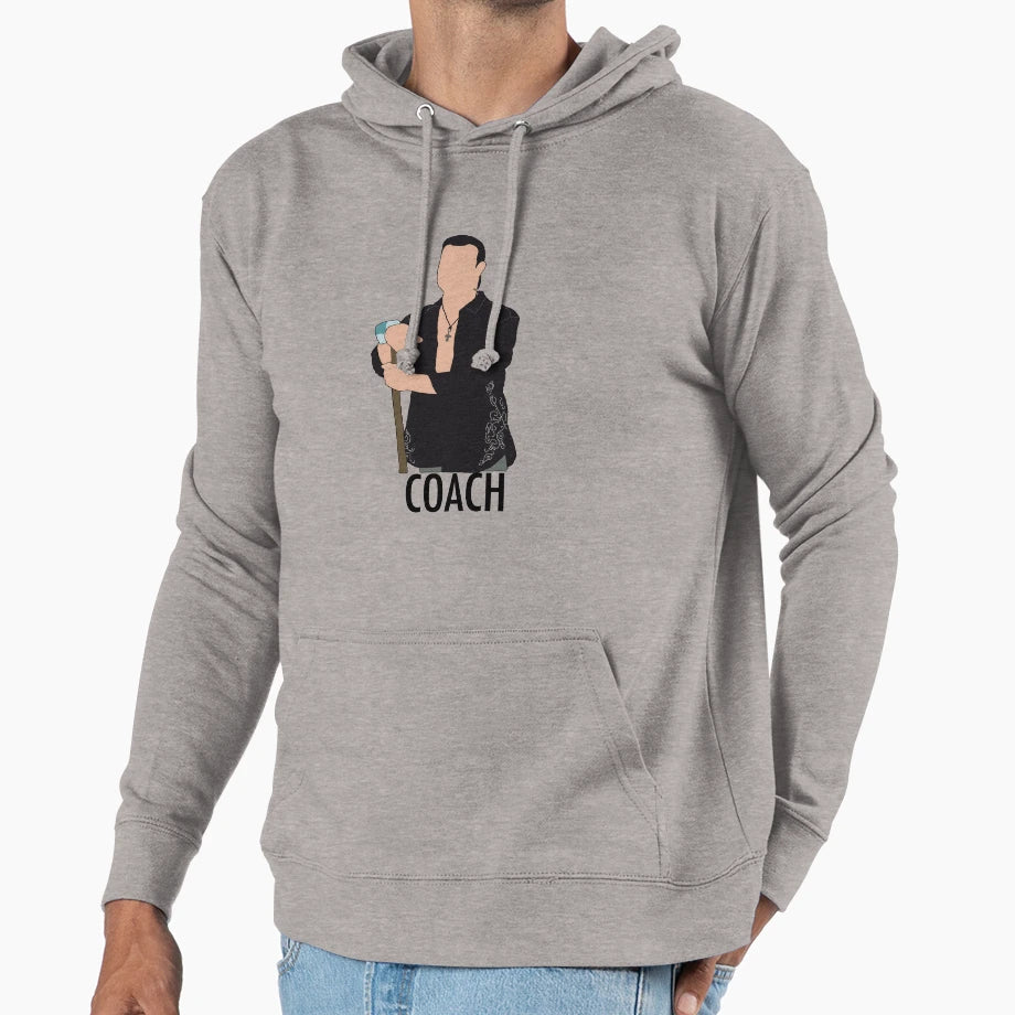 Coach Survivor Drawing Hoodie - Novelty Apparel Unisex - T-Shirt, Sweatshirt, Hoodie