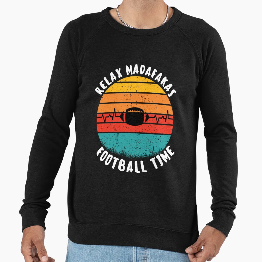 Funny Football Madafakas Rugby Sweatshirt - Unique Graphic for Adults - T-Shirt, Sweatshirt, Hoodie
