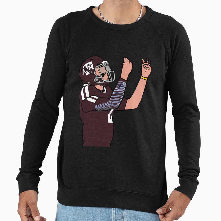 Johnny Football Sweatshirt - Custom Art Print Men Women - T-Shirt, Sweatshirt, Hoodie