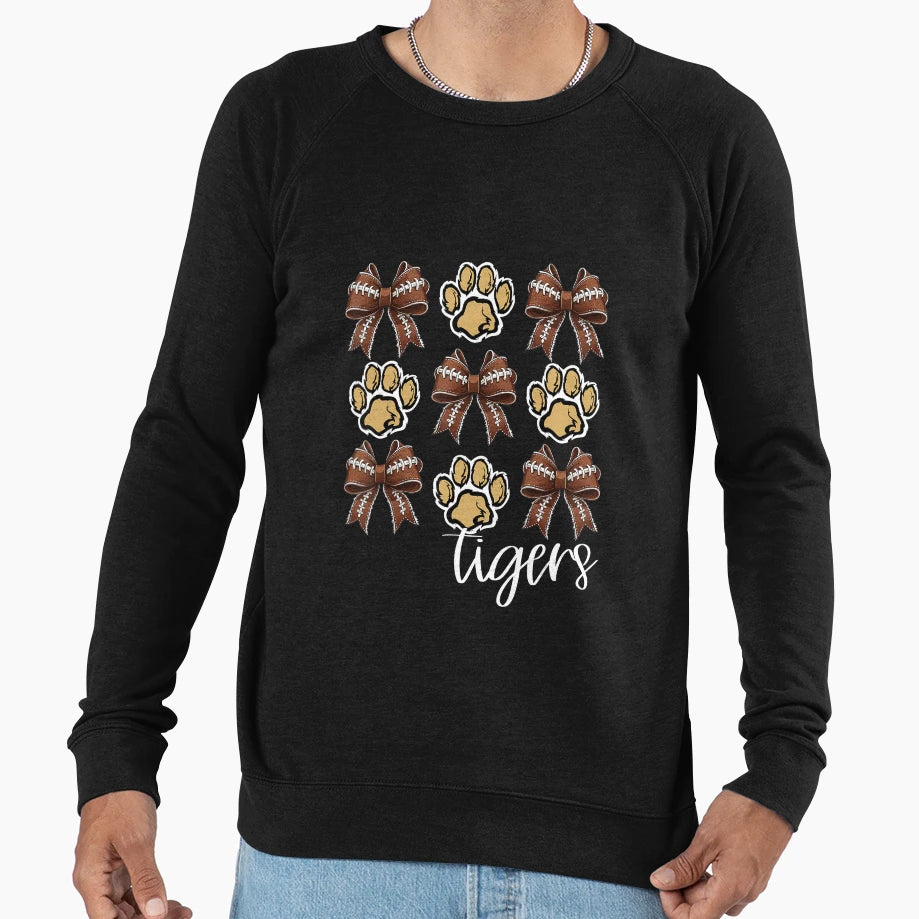 Tigers Football Bows Today Art Sweatshirt - Minimalist Print Unisex - T-Shirt, Sweatshirt, Hoodie