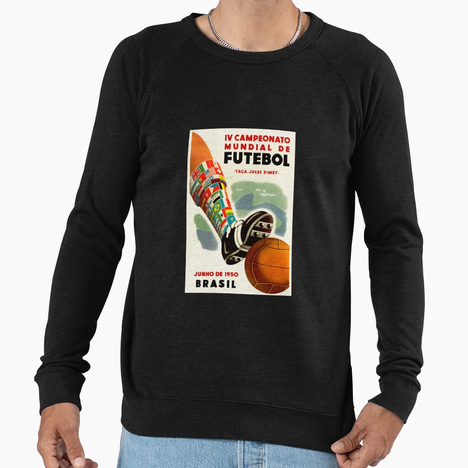 World Cup 1950 Brazil Sweatshirt - Graphic Print for Adults - T-Shirt, Sweatshirt, Hoodie