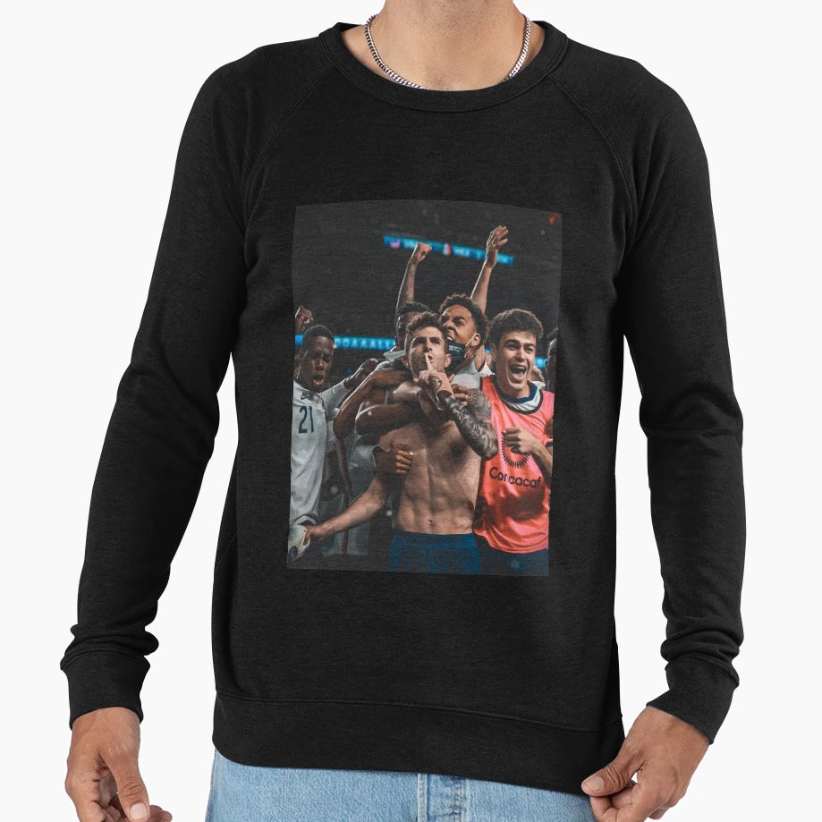 Pulisic Shh Usmnt Soccer Png T-Shirt - Trendy Graphic Men Women - T-Shirt, Sweatshirt, Hoodie
