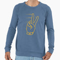Peace Out Sweatshirt - Unique Graphic Unisex - T-Shirt, Sweatshirt, Hoodie