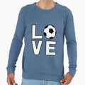 Love Football Football Love Sweatshirt - Streetwear Style for Adults - T-Shirt, Sweatshirt, Hoodie