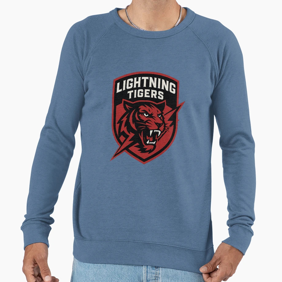 Lightning Tigers Sweatshirt - Casual Everyday Wear for Adults - T-Shirt, Sweatshirt, Hoodie