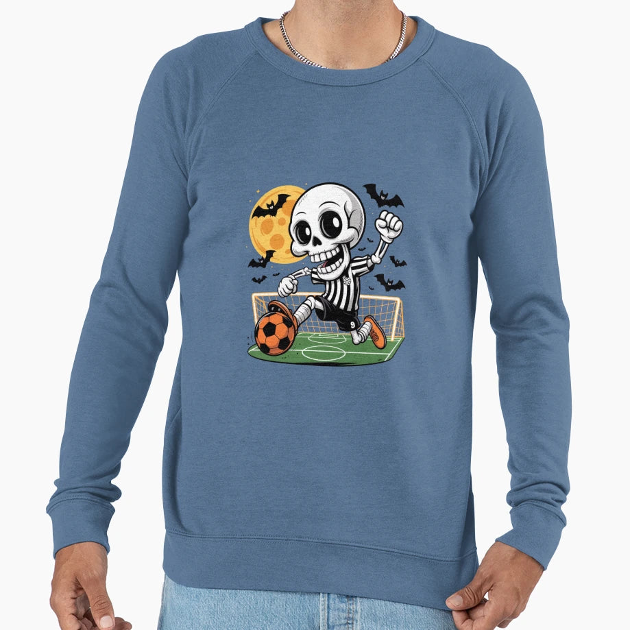 Soccer Skeleton Halloween Soccer Player T-Shirt - Minimalist Print Unisex - T-Shirt, Sweatshirt, Hoodie