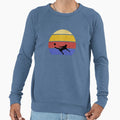 Football Footballer Circle Sweatshirt - Aesthetic Graphic Men Women - T-Shirt, Sweatshirt, Hoodie