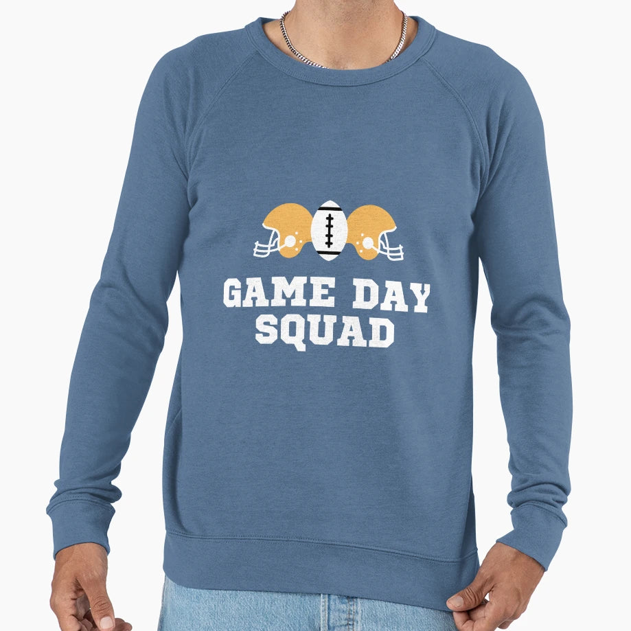 Game Day Squad Sweatshirt - Unique Graphic for Adults - T-Shirt, Sweatshirt, Hoodie