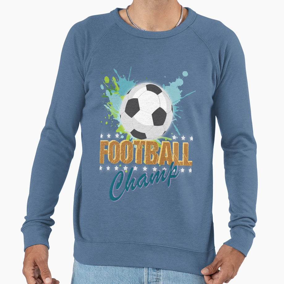 Football Champ Sweatshirt - Aesthetic Graphic for Adults - T-Shirt, Sweatshirt, Hoodie