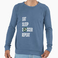 Eat Sleep Soccer Repeat Soccer T-Shirt - Streetwear Style for Adults - T-Shirt, Sweatshirt, Hoodie