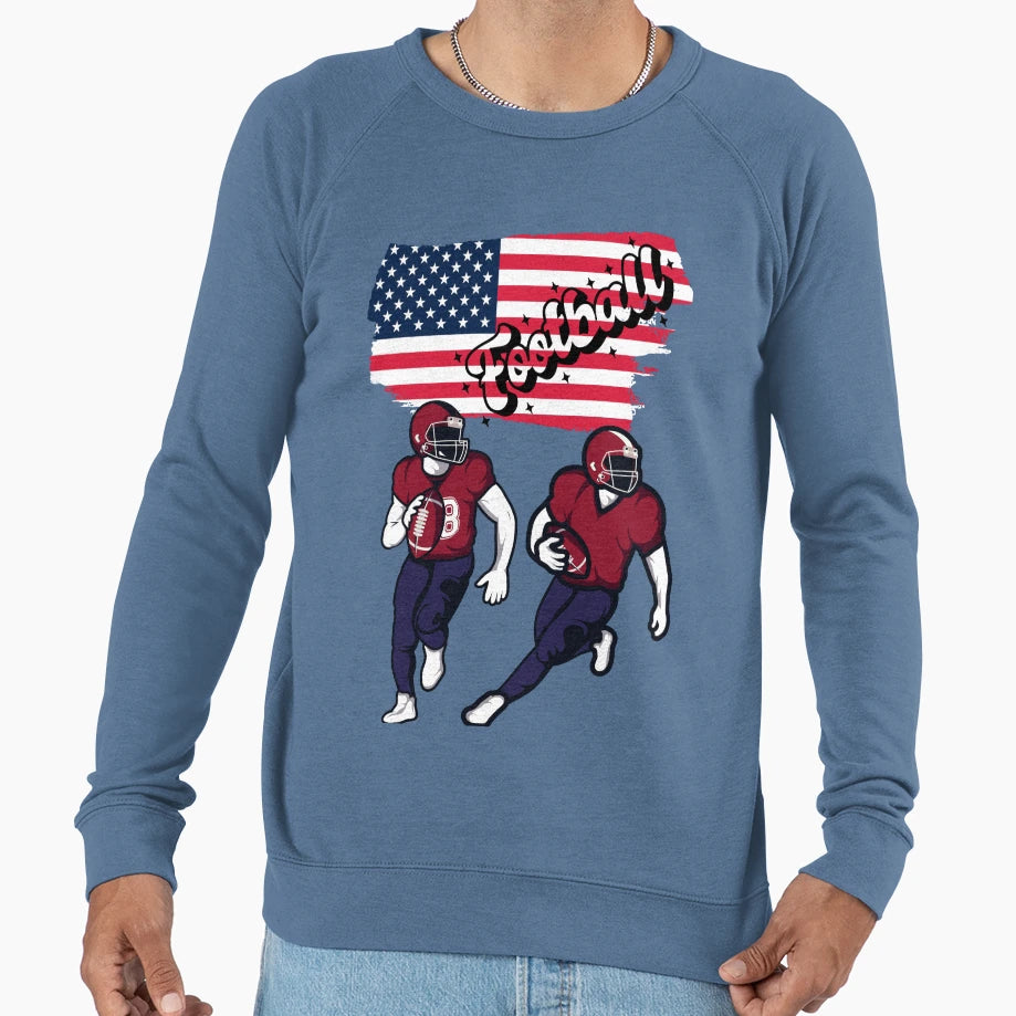 American Football Sweatshirt - Streetwear Style Men Women - T-Shirt, Sweatshirt, Hoodie