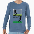 No Football No Life Sweatshirt - Minimalist Print Men Women - T-Shirt, Sweatshirt, Hoodie