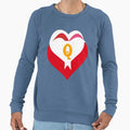 Letter Q Sweatshirt - Trendy Graphic Men Women - T-Shirt, Sweatshirt, Hoodie