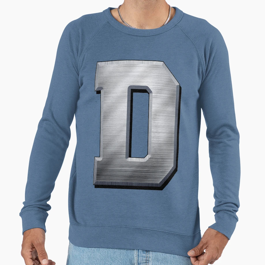 Copy Copy Copy Big Steel Letter D Sweatshirt - Custom Art Print for Adults - T-Shirt, Sweatshirt, Hoodie