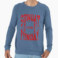 Sunday Funday Football Sweatshirt - Minimalist Print for Adults - T-Shirt, Sweatshirt, Hoodie