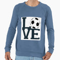 Love Soccer Sweatshirt - Aesthetic Graphic Men Women - T-Shirt, Sweatshirt, Hoodie