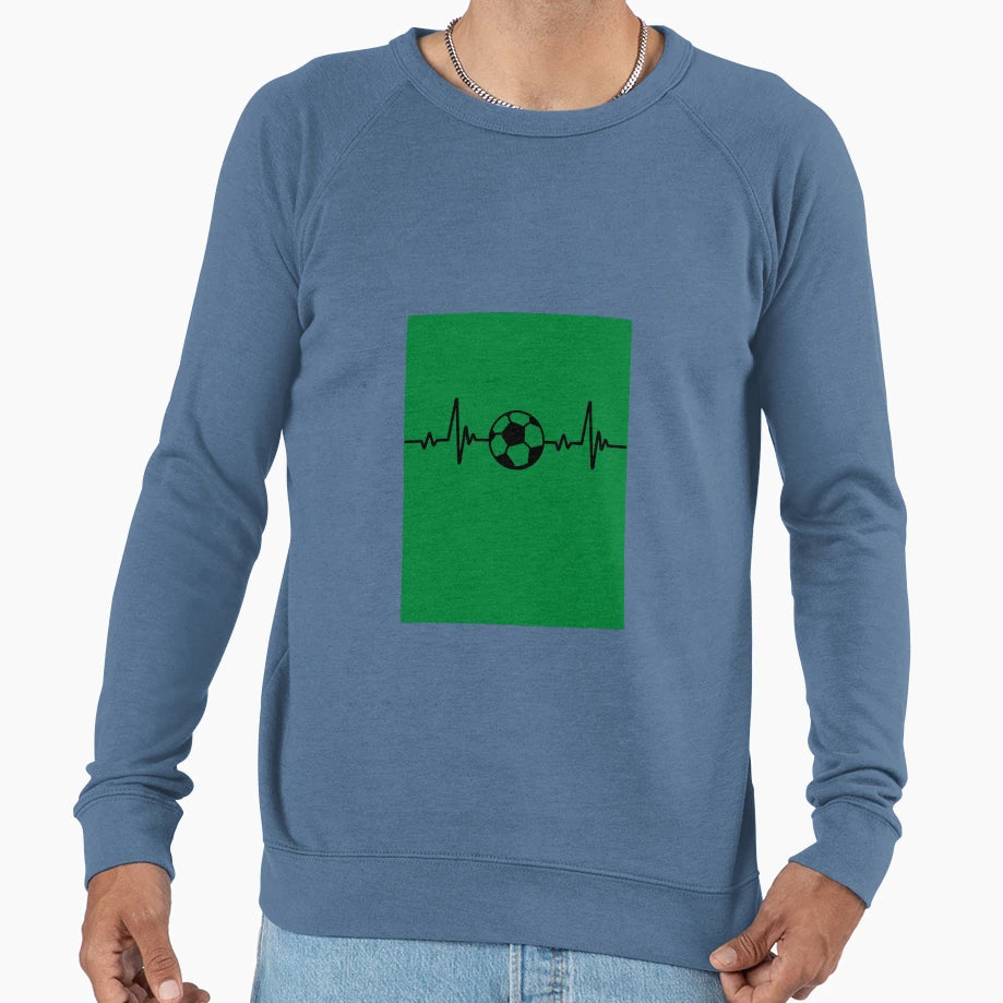 Soccer Pulse Sweatshirt - Minimalist Print Unisex - T-Shirt, Sweatshirt, Hoodie