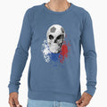Russian Soccer Skull Sweatshirt - Aesthetic Graphic Unisex - T-Shirt, Sweatshirt, Hoodie