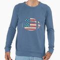 American Football Patriotic Sports Sweatshirt - Unique Graphic Unisex - T-Shirt, Sweatshirt, Hoodie