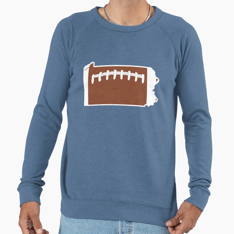 Football Pennsylvania Fun Football Sweatshirt - Trendy Graphic for Adults - T-Shirt, Sweatshirt, Hoodie