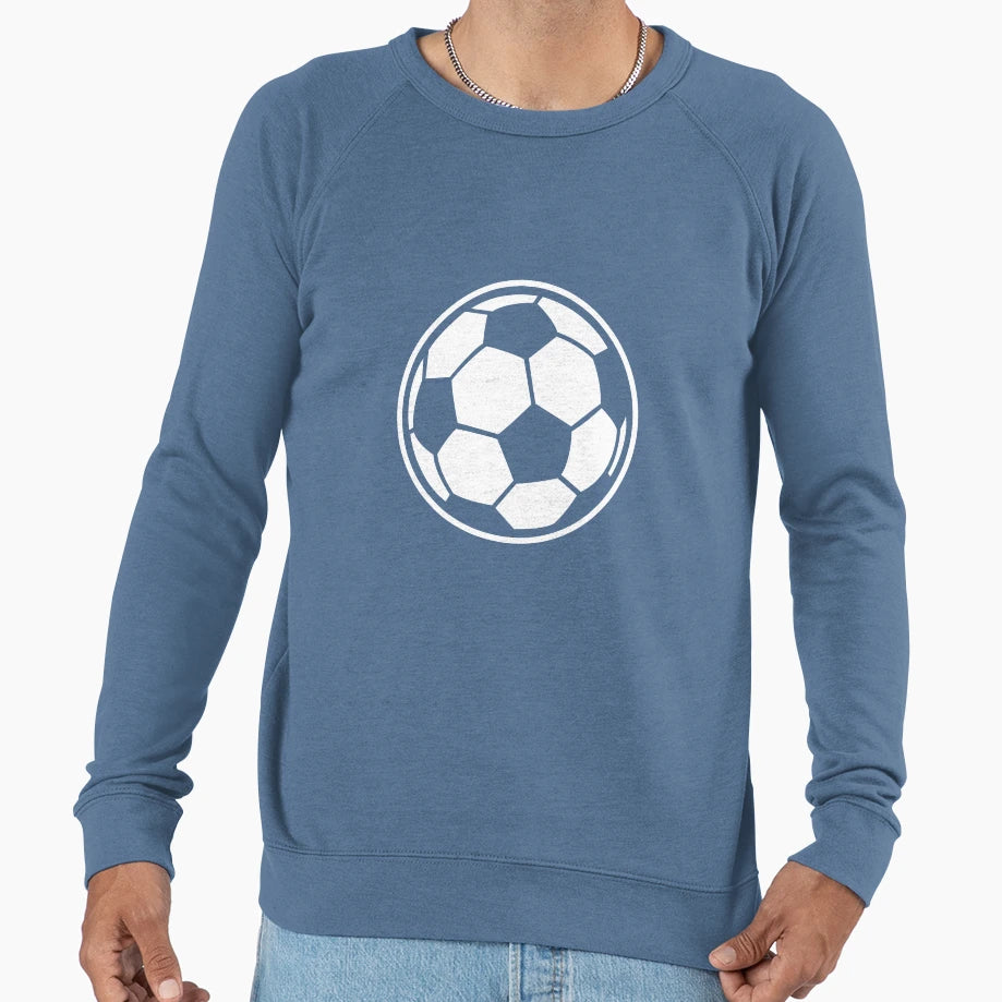 Soccer Ball Football Icon Sweatshirt - Streetwear Style Unisex - T-Shirt, Sweatshirt, Hoodie