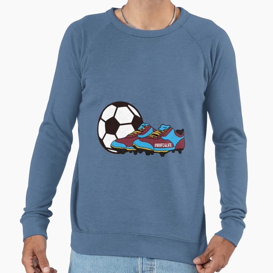 Premier League West Ham Sweatshirt - Novelty Apparel for Adults - T-Shirt, Sweatshirt, Hoodie