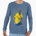 Sports Art Brazil White Sweatshirt - Novelty Apparel for Adults - T-Shirt, Sweatshirt, Hoodie