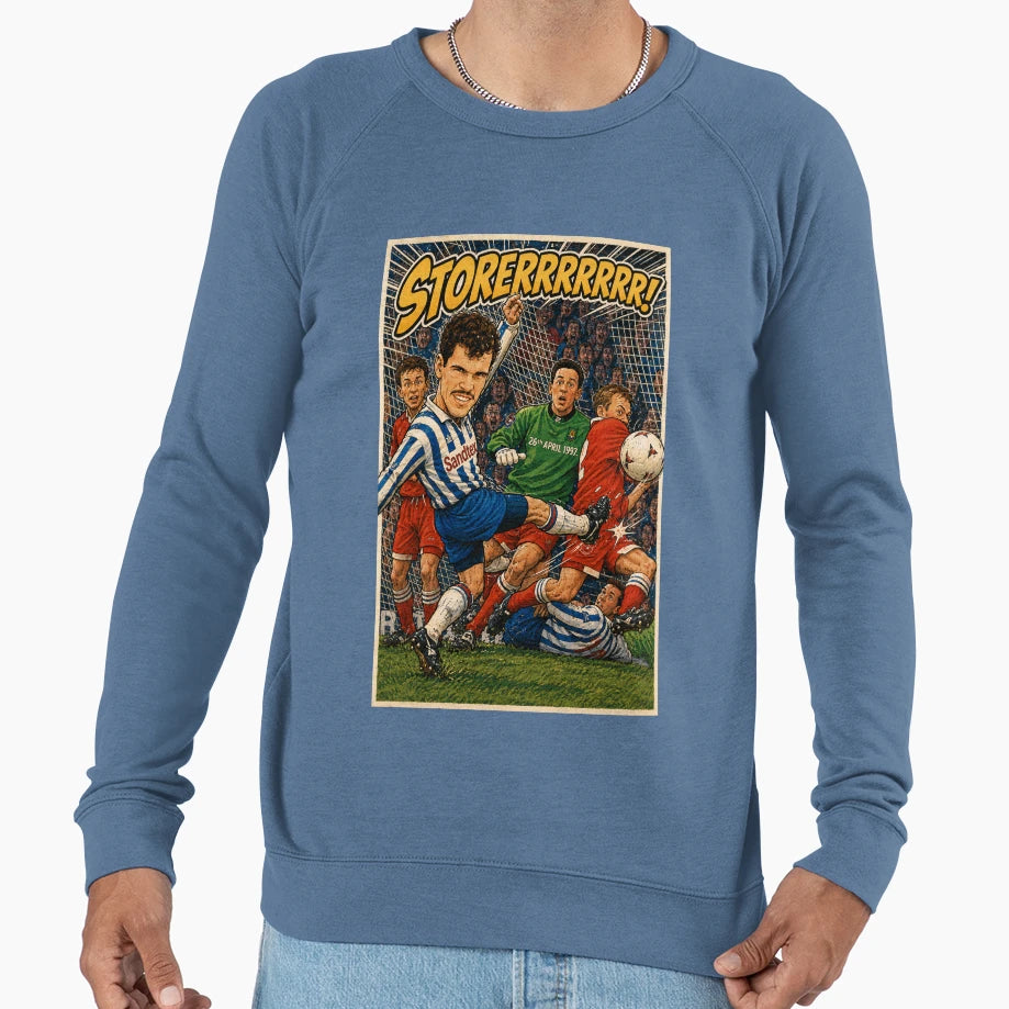 Storerrrrrrrr Last Goal Goldstone Sweatshirt - Trendy Graphic for Adults - T-Shirt, Sweatshirt, Hoodie