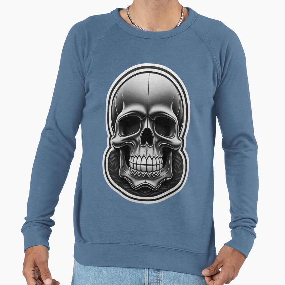 Simple Skull Sweatshirt - Unique Graphic for Adults - T-Shirt, Sweatshirt, Hoodie