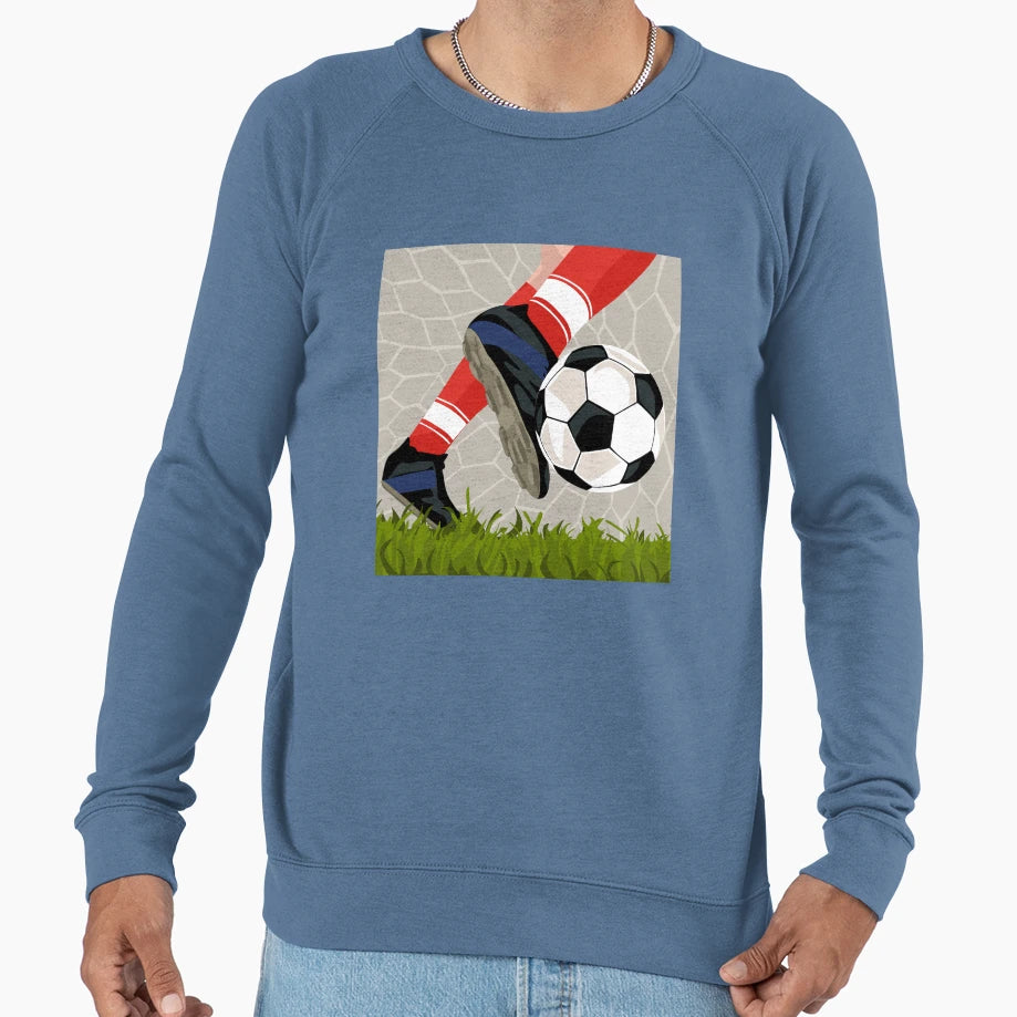 Soccer Player Sweatshirt - Novelty Apparel Unisex - T-Shirt, Sweatshirt, Hoodie
