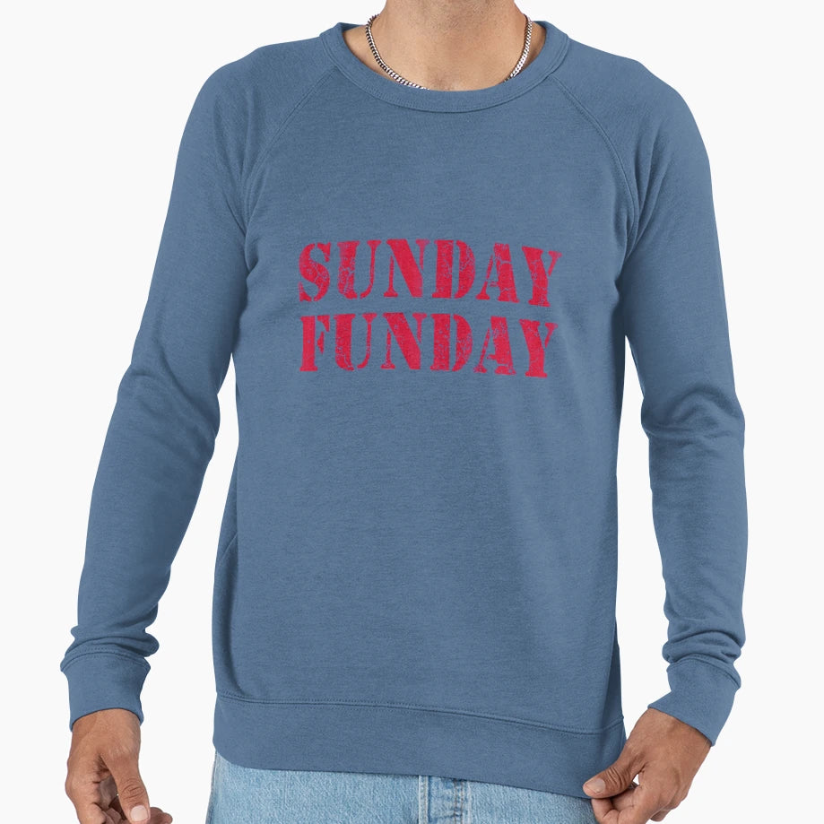 Sunday Funday Football Sweatshirt - Aesthetic Graphic for Adults - T-Shirt, Sweatshirt, Hoodie