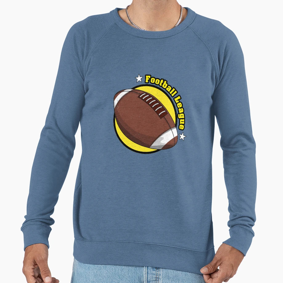 Football League Sweatshirt - Unique Graphic for Adults - T-Shirt, Sweatshirt, Hoodie