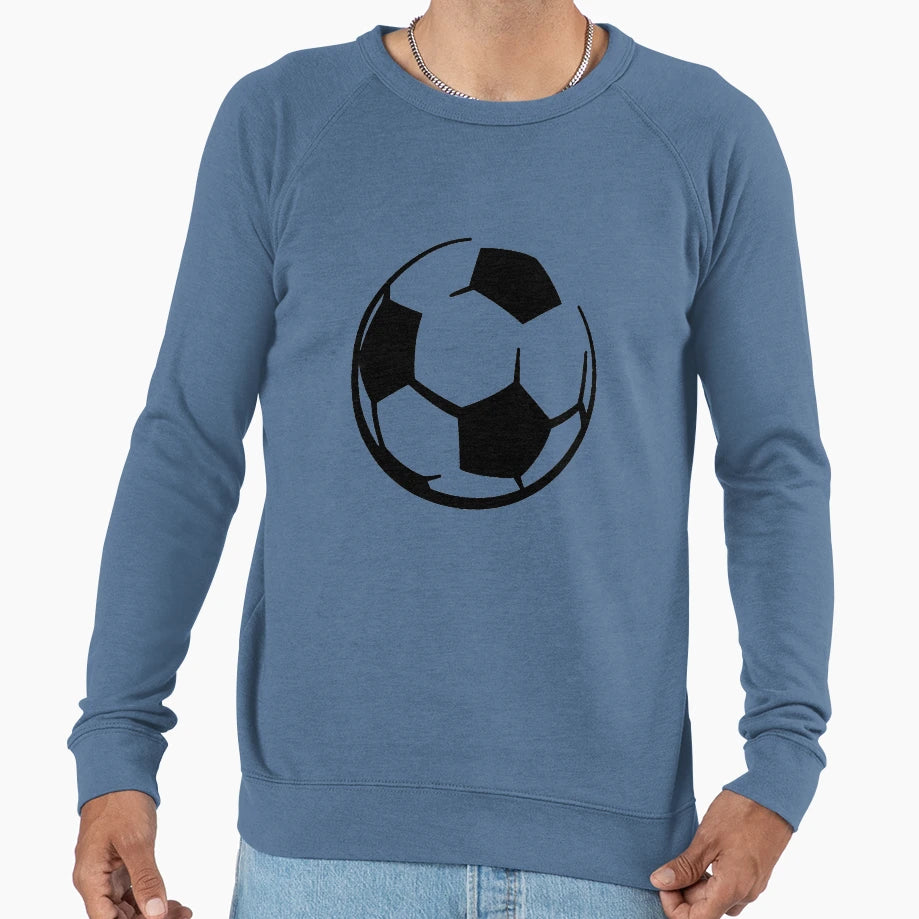 Football Sweatshirt - Minimalist Print for Adults - T-Shirt, Sweatshirt, Hoodie
