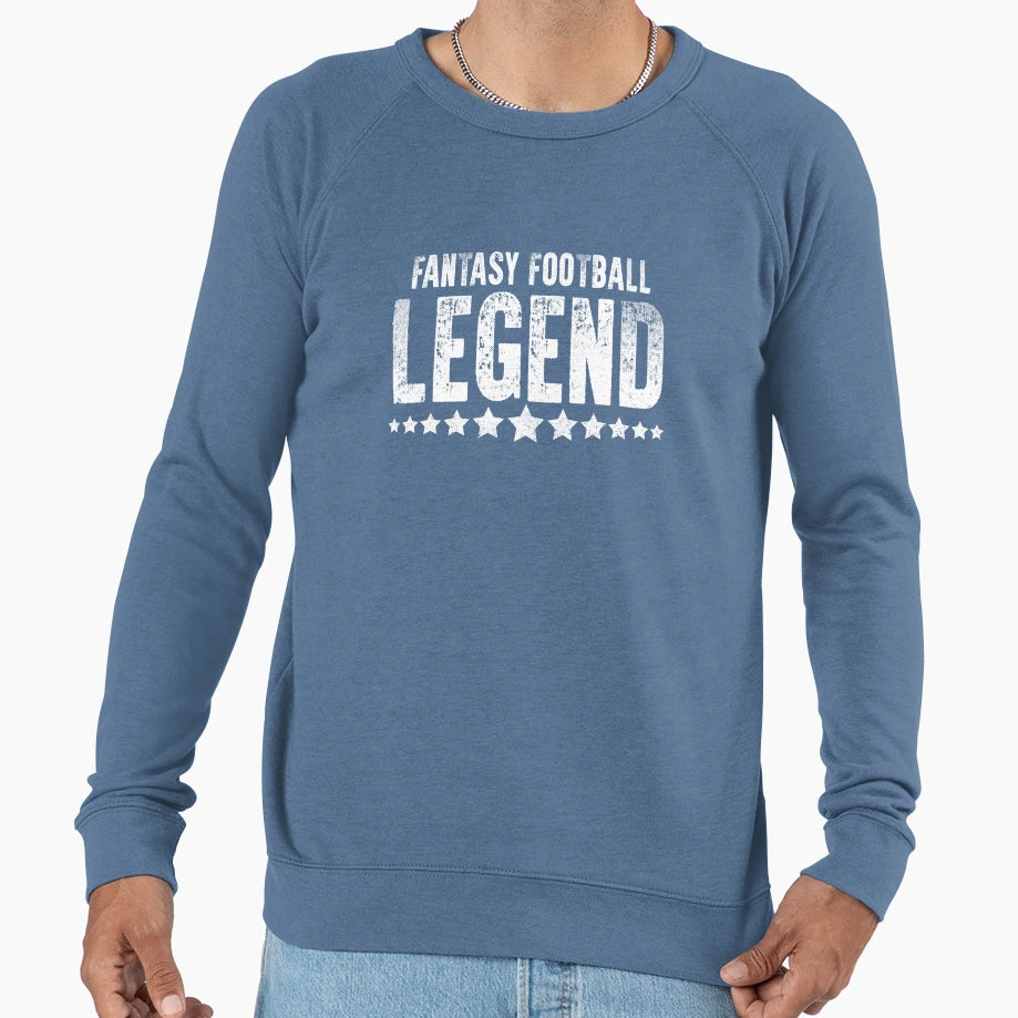 Fantasy Football Legend Sweatshirt - Graphic Print Men Women - T-Shirt, Sweatshirt, Hoodie