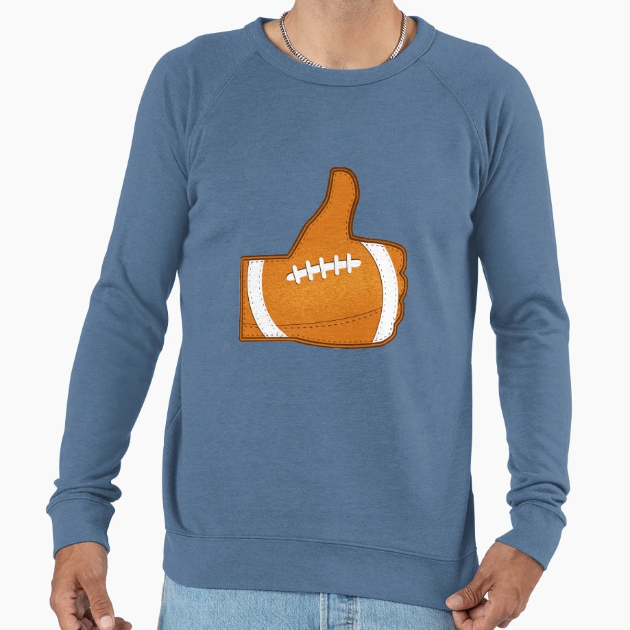 I Love Football 2 0 Sweatshirt - Casual Everyday Wear for Adults - T-Shirt, Sweatshirt, Hoodie