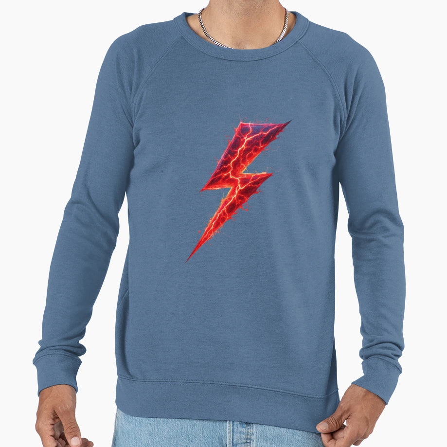 Fantastic Lightning Sweatshirt - Minimalist Print Men Women - T-Shirt, Sweatshirt, Hoodie