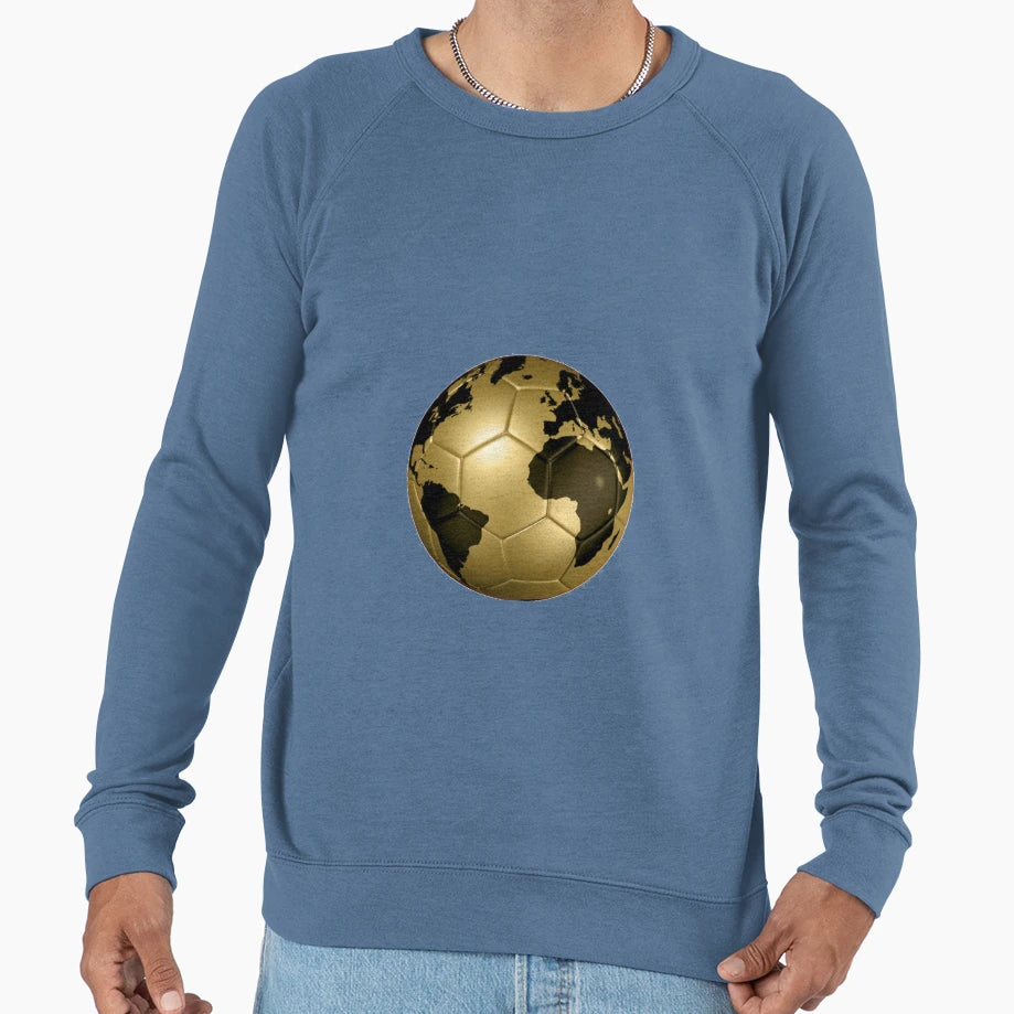 Football Outdoor Gold Ball Sweatshirt - Aesthetic Graphic for Adults - T-Shirt, Sweatshirt, Hoodie