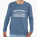 Worlds Okayest Coach Sweatshirt - Novelty Apparel for Adults - T-Shirt, Sweatshirt, Hoodie