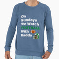 Sundays We Watch Football Daddy T-Shirt - Minimalist Print for Adults - T-Shirt, Sweatshirt, Hoodie