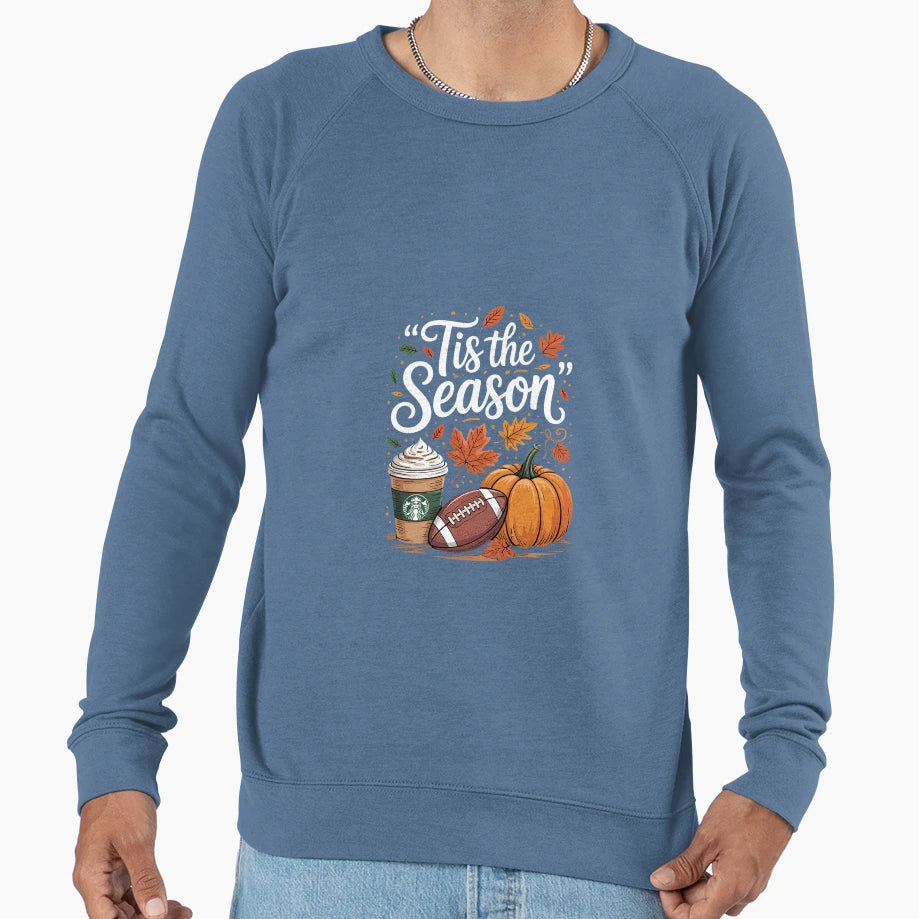 Pumpkin Spice Football Tis Sweatshirt - Fun Novelty Design for Adults - T-Shirt, Sweatshirt, Hoodie
