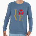 Love Football Gold B Sweatshirt - Streetwear Style Unisex - T-Shirt, Sweatshirt, Hoodie