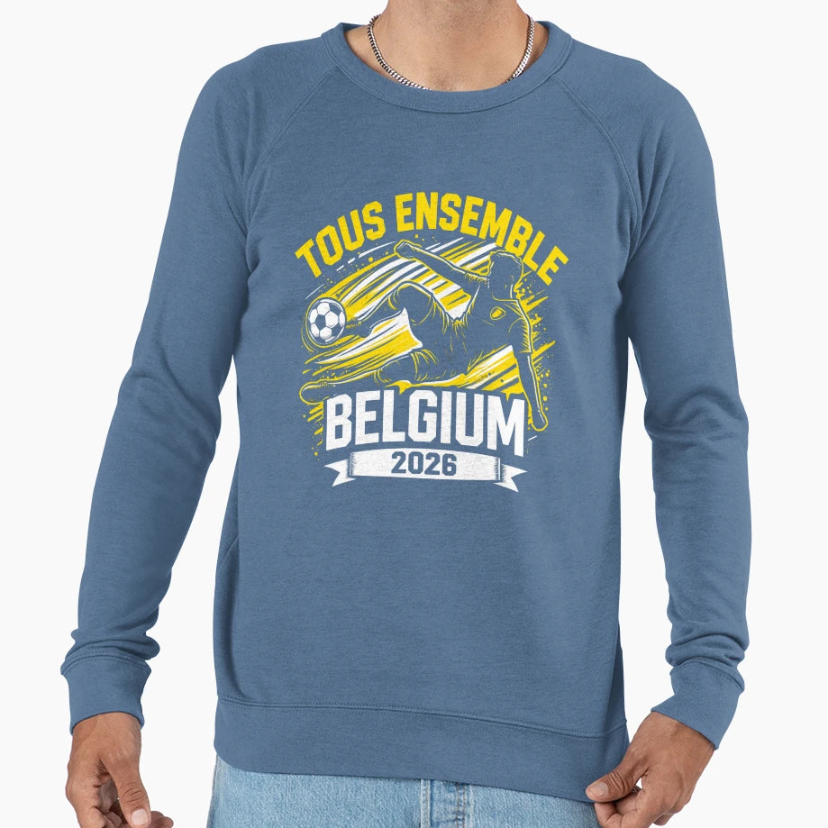Belgium Fan Art World Cup 2026 Sweatshirt - Unique Graphic Unisex - T-Shirt, Sweatshirt, Hoodie