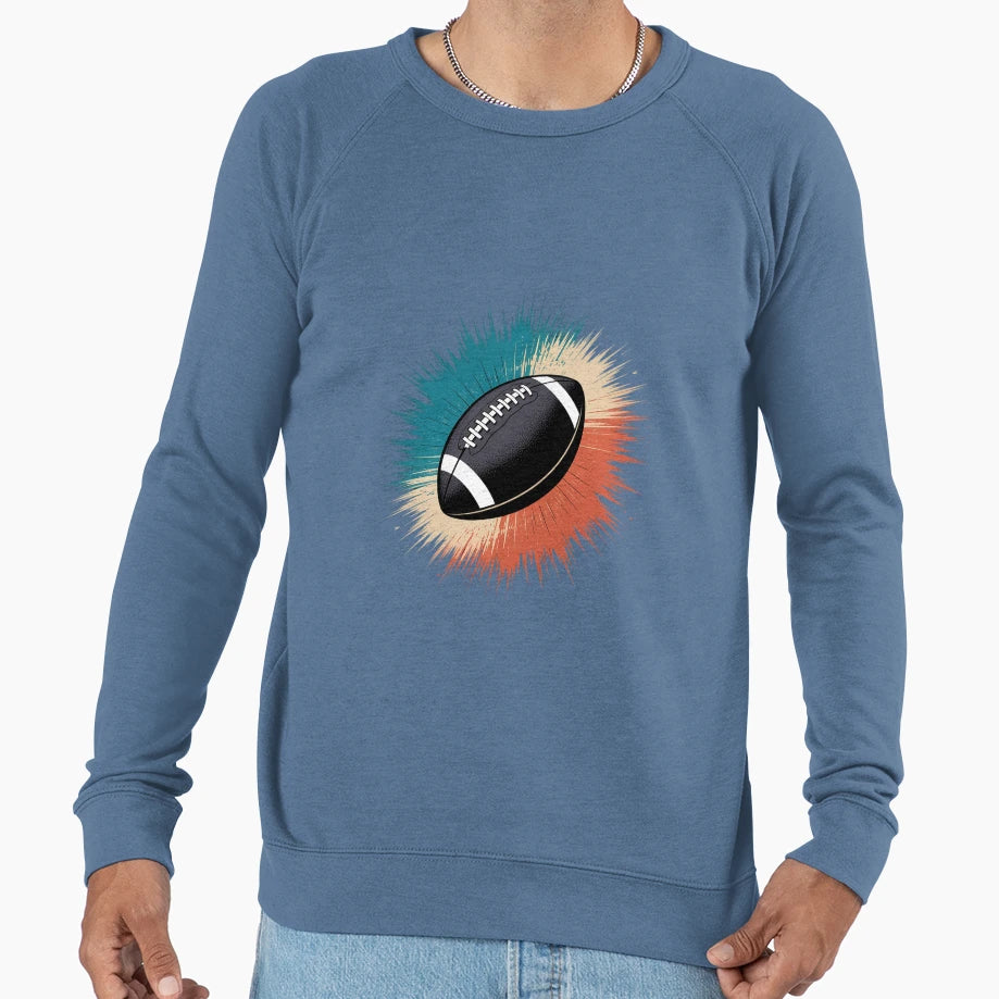 American Football Football Sweatshirt - Trendy Graphic Unisex - T-Shirt, Sweatshirt, Hoodie
