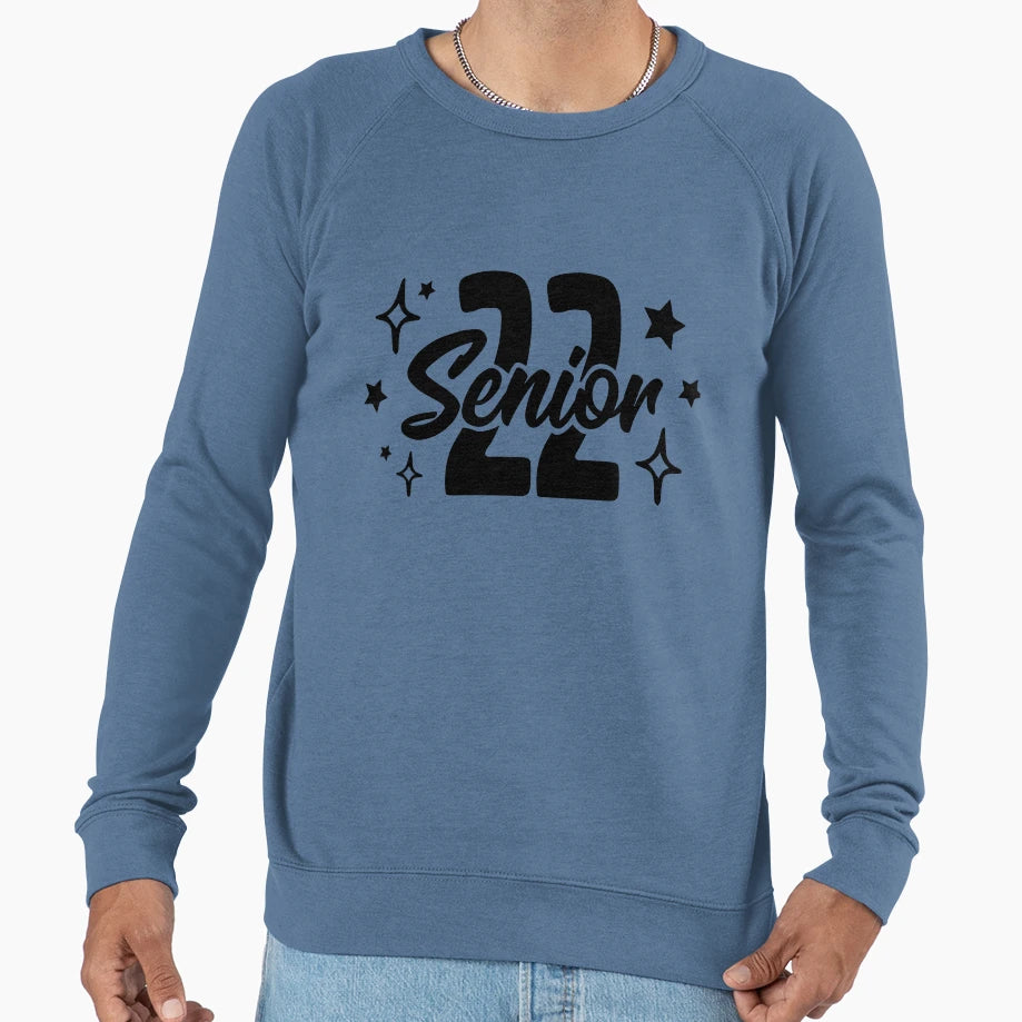 Seniors 2022 Graduation Sweatshirt - Trendy Graphic for Adults - T-Shirt, Sweatshirt, Hoodie
