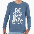 Eat Sleep Bowl Repeat Funny Gift T-Shirt - Minimalist Print Men Women - T-Shirt, Sweatshirt, Hoodie