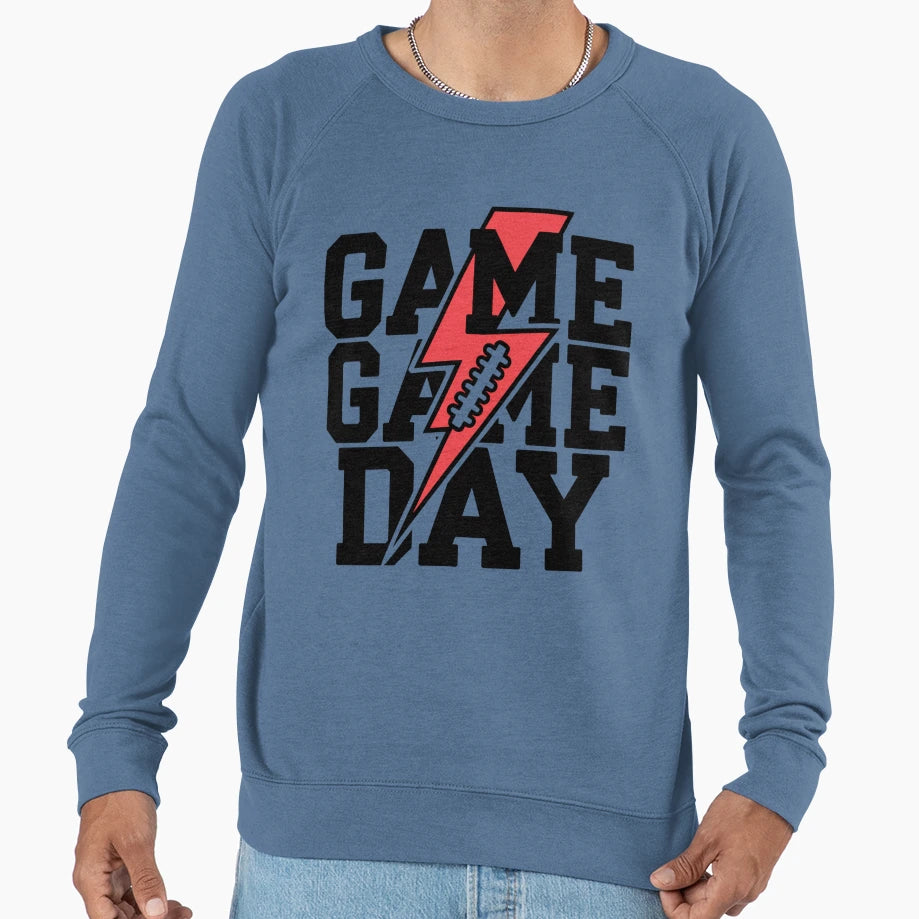 Electric Game Day Sweatshirt - Aesthetic Graphic Men Women - T-Shirt, Sweatshirt, Hoodie