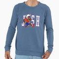 Buffalo Quarterback 17 Cartoon Bold Sweatshirt - Trendy Graphic for Adults - T-Shirt, Sweatshirt, Hoodie