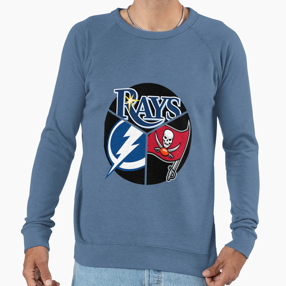 Tampa Bay Sports Teams Triquad Sweatshirt - Aesthetic Graphic Unisex - T-Shirt, Sweatshirt, Hoodie